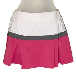 Fila Hot Pink and White Tennis Skort Small S